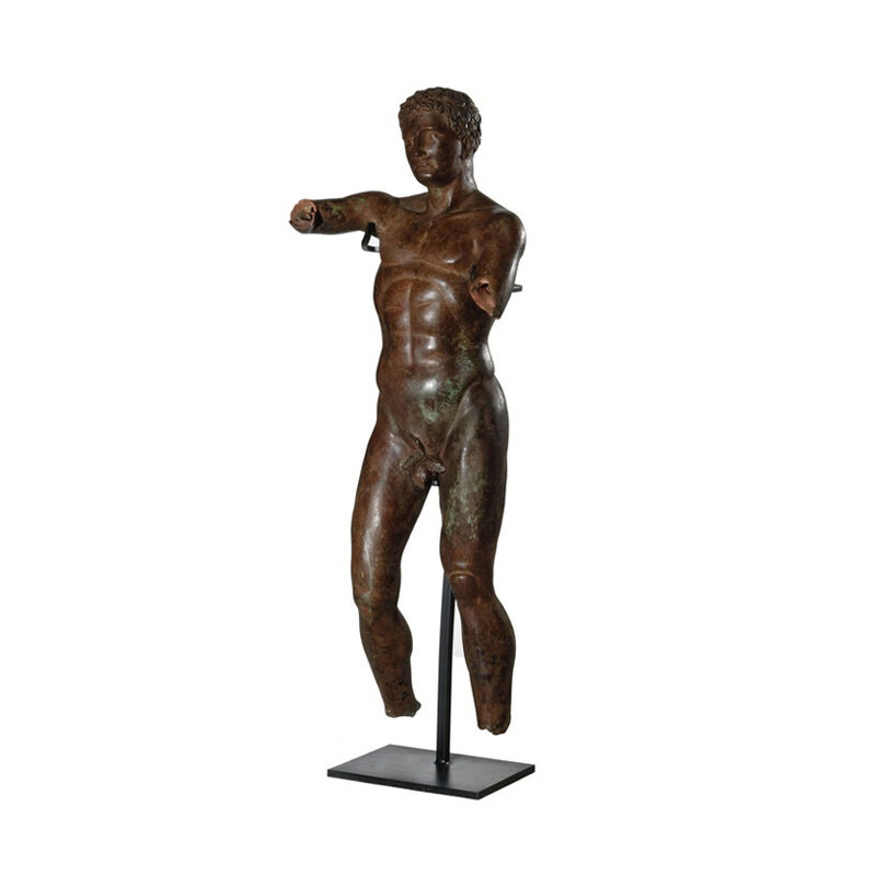 SRB53061 Bronze Male Partial Artifact Sculpture by Metropolitan Galleries Inc