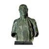Bronze Cherokee Male Bust Partial Artifact Sculpture