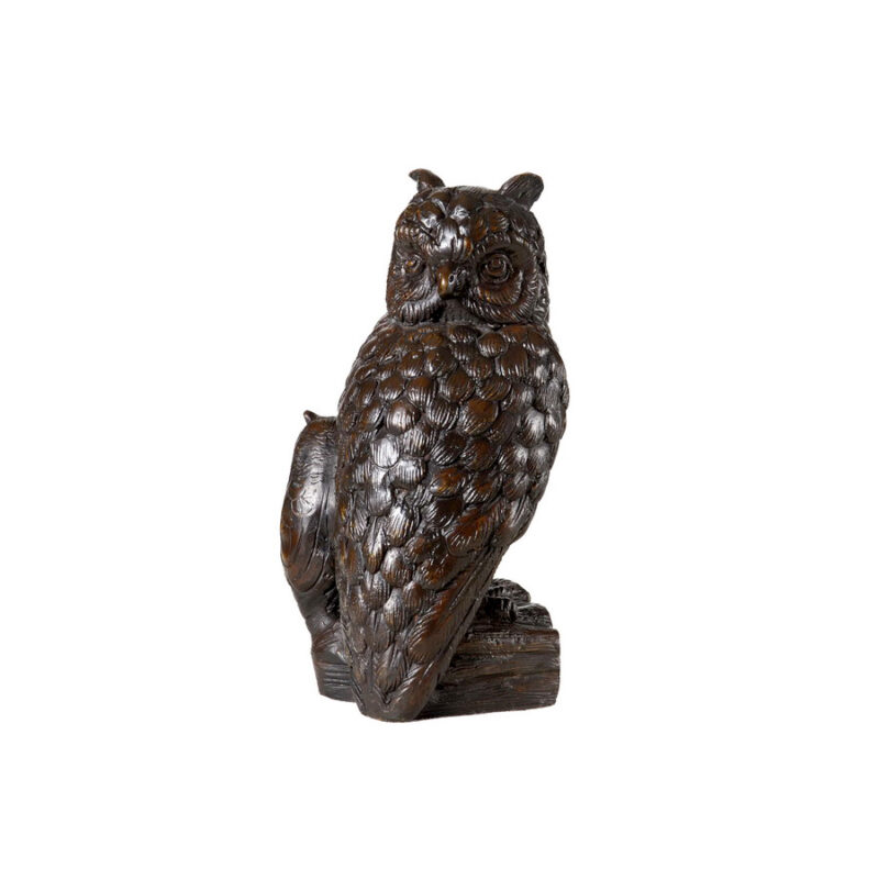 SRB54008 Bronze Owl & Baby Table Top Sculpture by Metropolitan Galleries Inc