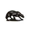 Bronze Contemporary Walking Panther Sculpture