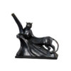 Bronze Contemporary Panther on Tree Sculpture