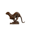 Bronze Contemporary Cheetah Sculpture
