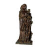 Bronze Virgin Mary with Baby Jesus Sculpture