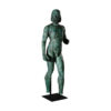 Bronze Nude Roman Greco Male Partial Artifact Sculpture