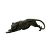 Bronze Stretching Panther Sculpture
