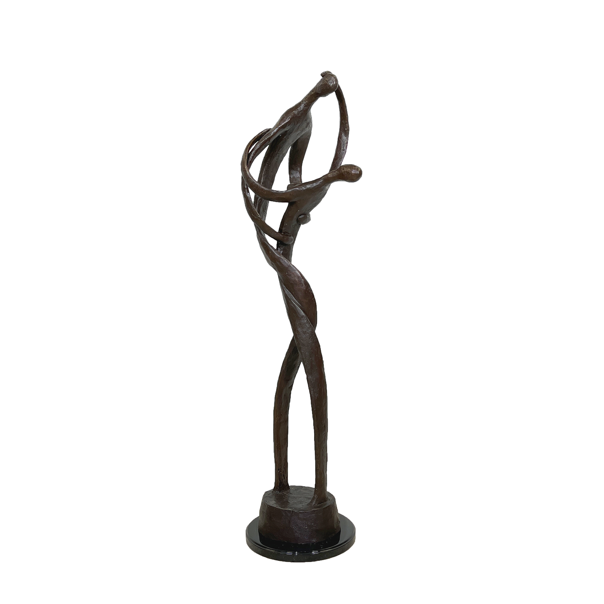 SRB022078 Bronze Abstract 'The Tango' Table-top Sculpture by Metropolitan Galleries Inc