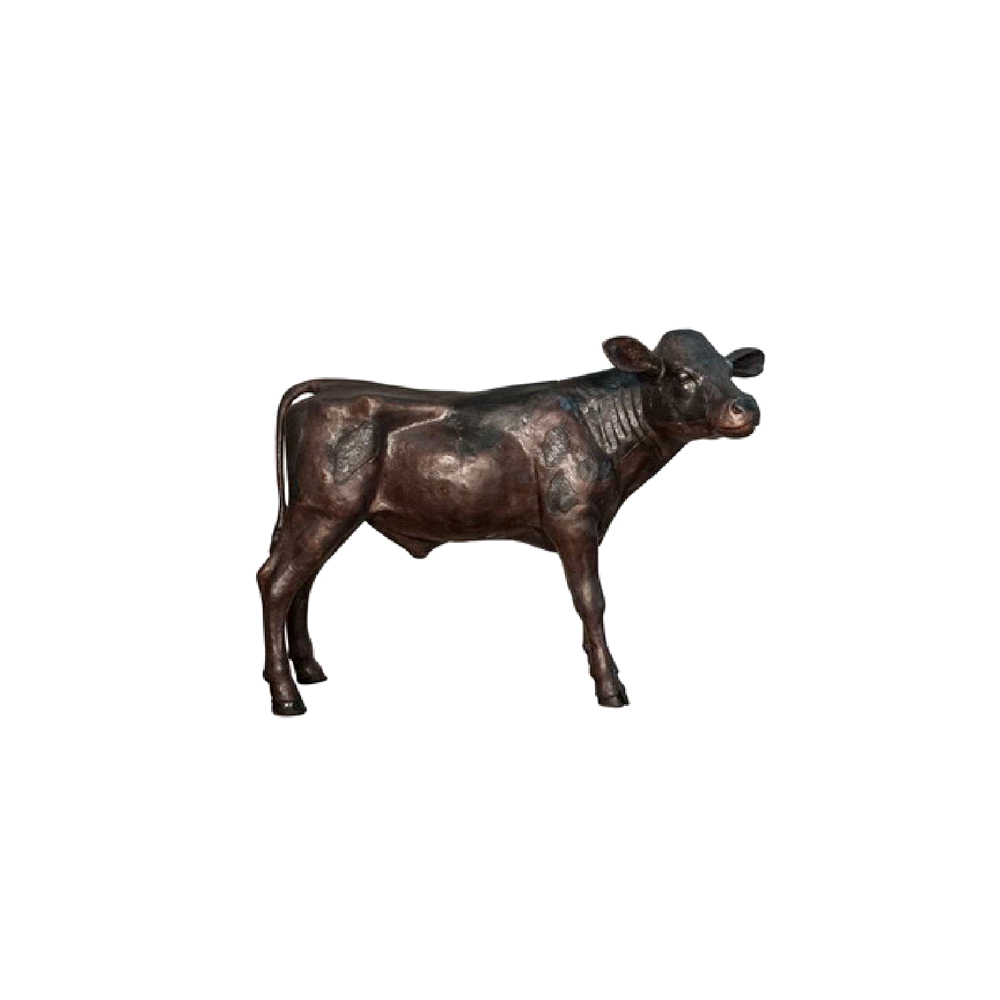 SRB047204 Bronze Calf Sculpture by Metropolitan Galleries Inc