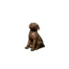 Bronze Lab Puppy Dog Sculpture