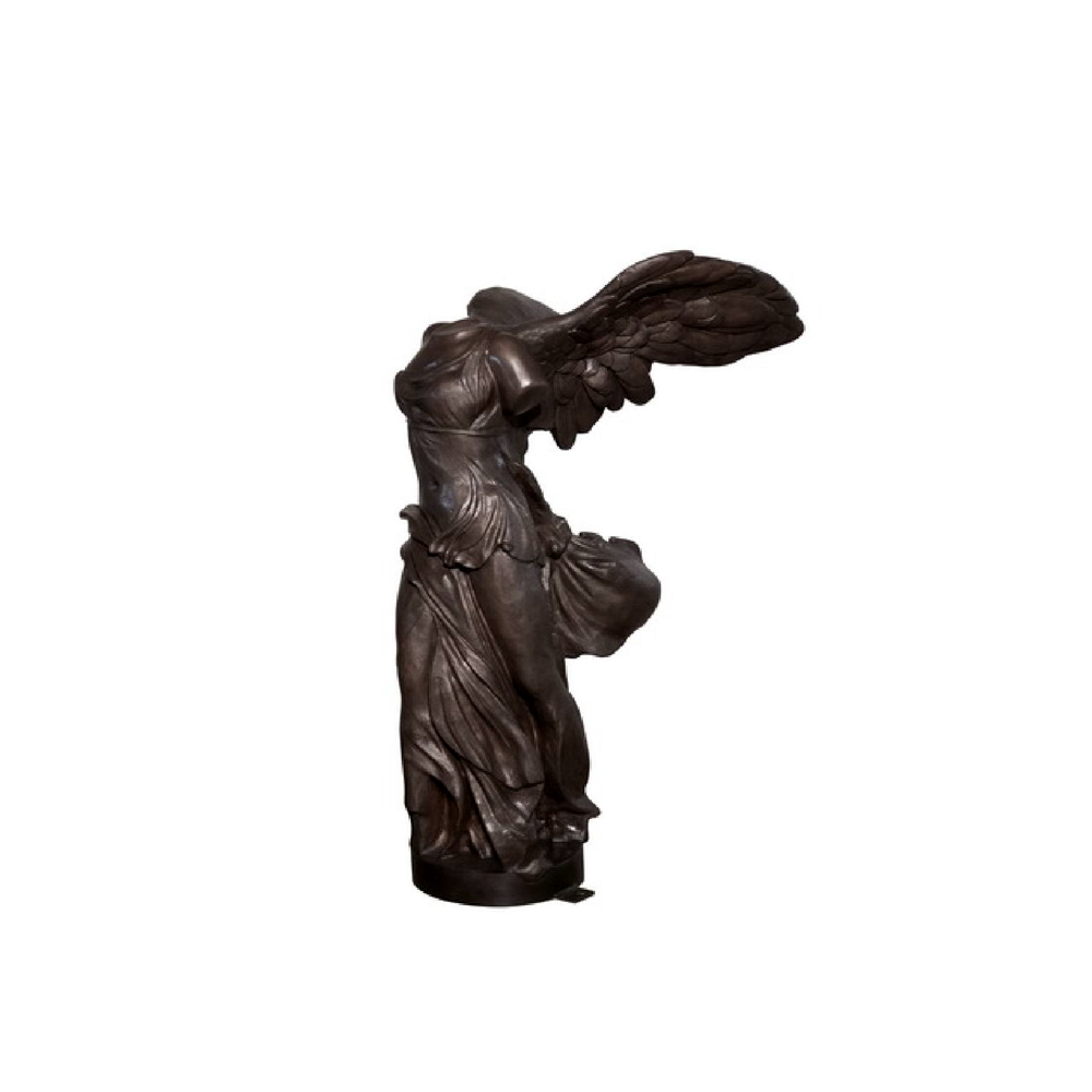 SRB047328 Bronze Winged Victory of Samothrace Sculpture by Metropolitan Galleries Inc