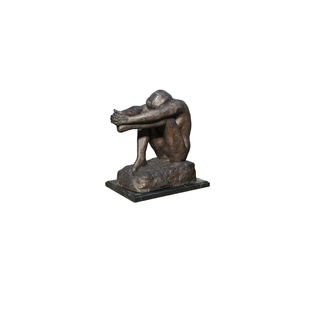 SRB055954 Bronze Contemporary Man Sculpture by Metropolitan Galleries Inc