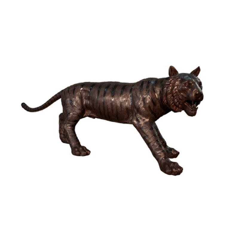 SRB056840 Bronze Tiger Sculpture by Metropolitan Galleries Inc