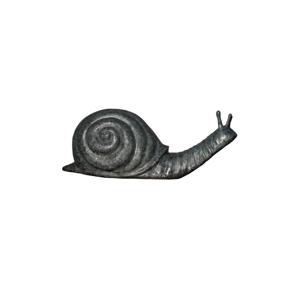 SRB058766 Bronze Small Snail Sculpture by Metropolitan Galleries Inc