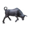 Bronze Grazing Bull Sculpture
