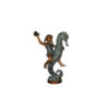 Bronze Girl riding Seahorse Sculpture