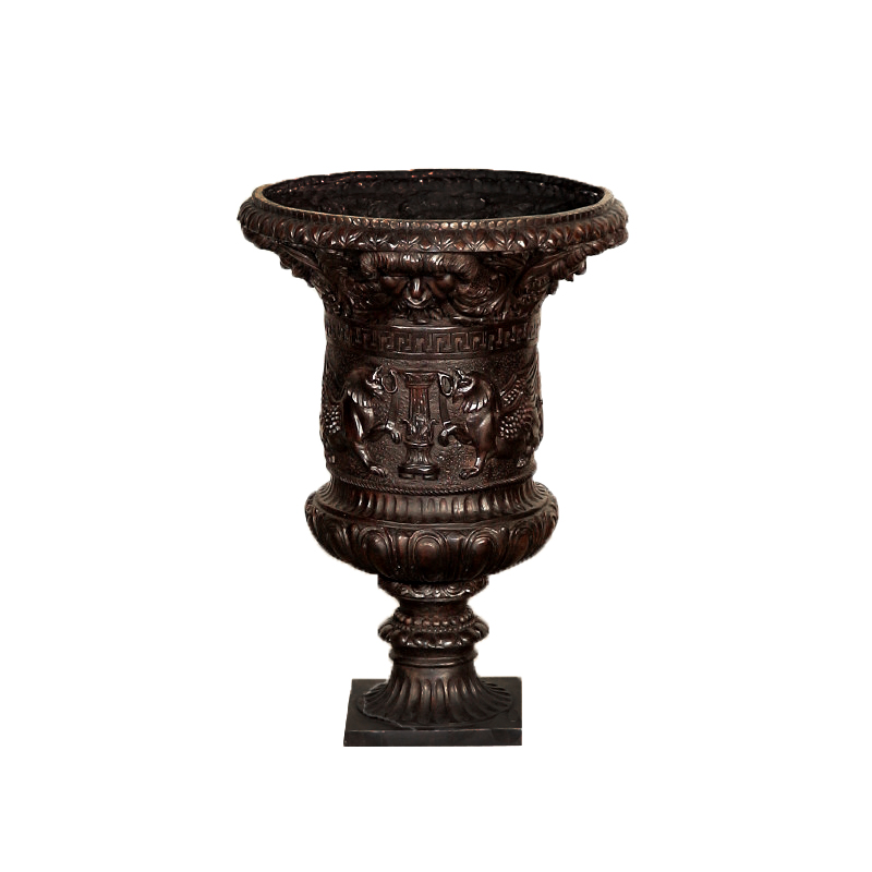 SRB85130 Bronze Griffin Planter Urn by Metropolitan Galleries Inc