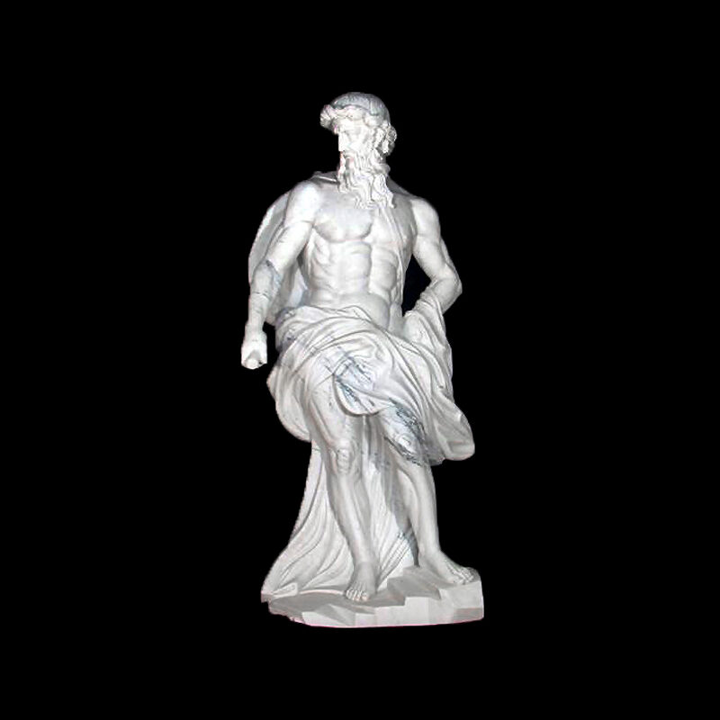 JBS211 Marble Zeus Sculpture by Metropolitan Galleries Inc