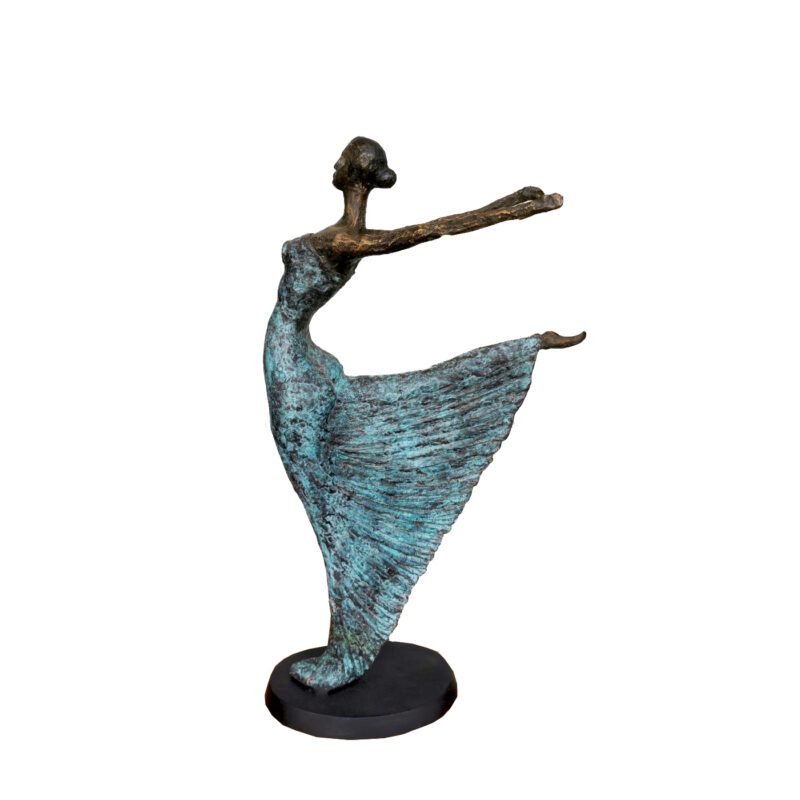 SRB707639 Bronze Contemporary Lady Dancer Sculpture by Metropolitan Galleries Inc