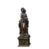 Bronze Lady Four Seasons atop Base Sculpture (Spring)