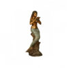 Bronze Mermaid holding Hands Out Sculpture