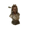 Bronze Indian Shaman Bust Sculpture