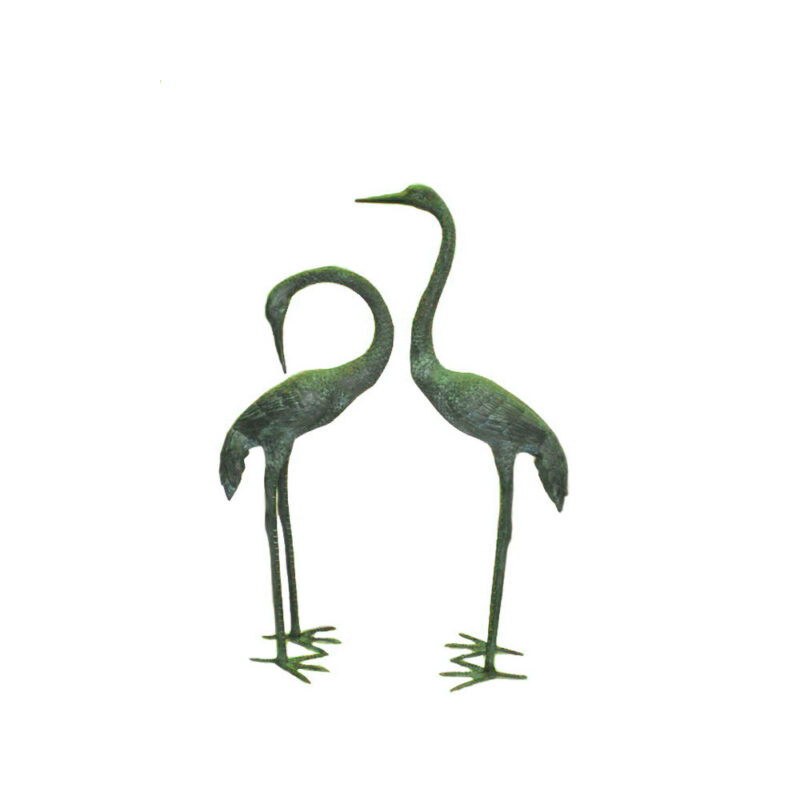 SRB700732-Bronze-Standing-Crane-Sculpture-Pair-by-Metropolitan-Galleries-Inc