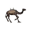 Bronze Saddled Camel Sculpture