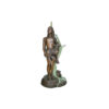 Bronze Indian Boy holding Fawn Sculpture