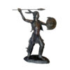 Bronze Indian Warrior Sculpture
