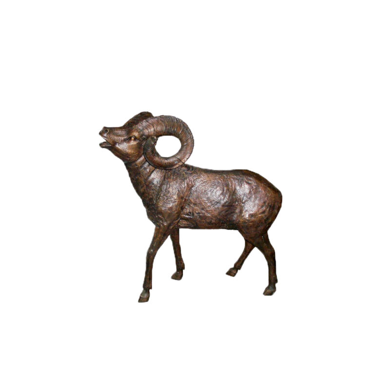 SRB705194 Bronze Walking Mountain Goat Sculpture by Metropolitan Galleries Inc