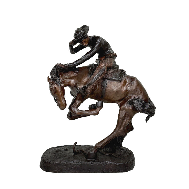SRB022058 Bronze Remington 'Rattlesnake' Sculpture by Metropolitan Galleries Inc