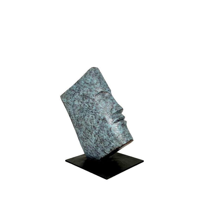 SRB707422 Bronze Book Face Sculpture by Metropolitan Galleries Inc