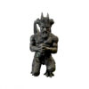 Bronze Kneeling Demon Sculpture