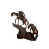 Bronze Mountain Ascension of Horses Sculpture
