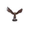 Bronze Eagle with Wings Spread Sculpture