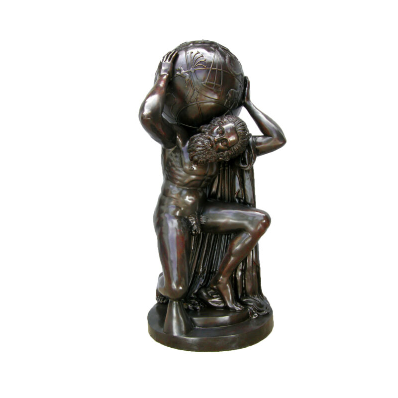 SRB41049 Bronze Atlas Sculpture by Metropolitan Galleries Inc