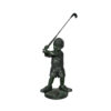 Bronze Little Boy Golfer with Big Shoes Sculpture