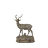 Bronze Deer on Base Table-top Sculpture