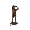 Bronze Little Girl Golfer Sculpture