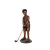 Bronze Little Boy Golfer Sculpture