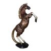 Bronze Rearing Horse Right Sculpture