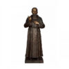 Bronze Life-size Saint Pio of Pietrelcina Sculpture