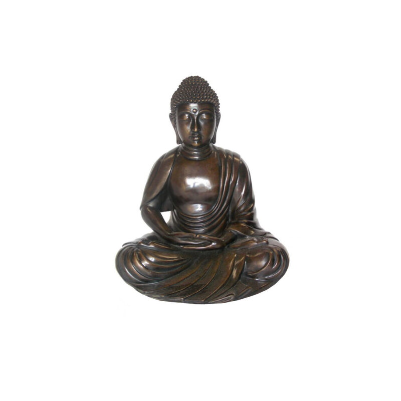 SRB700713 Bronze Buddha Sculpture by Metropolitan Galleries Inc