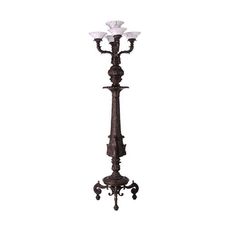 SRB83044 Bronze European Floor Lamp by Metropolitan Galleries Inc