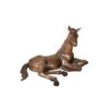 Bronze Foal Laying Down Sculpture
