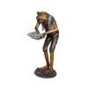 Bronze Gentleman Frog holding Shell Fountain Sculpture
