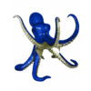 Bronze Colorful Octopus Sculpture (Royal Blue)