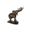 Bronze Elephant Table-top Sculpture