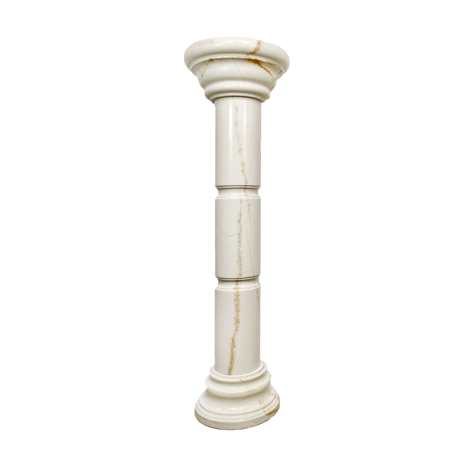JBP1450 Marble Pedestal in Pearl Ivory by Metropolitan Galleries Inc