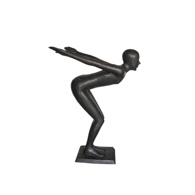SRB707111 Bronze Contemporary Diver Sculpture by Metropolitan Galleries Inc