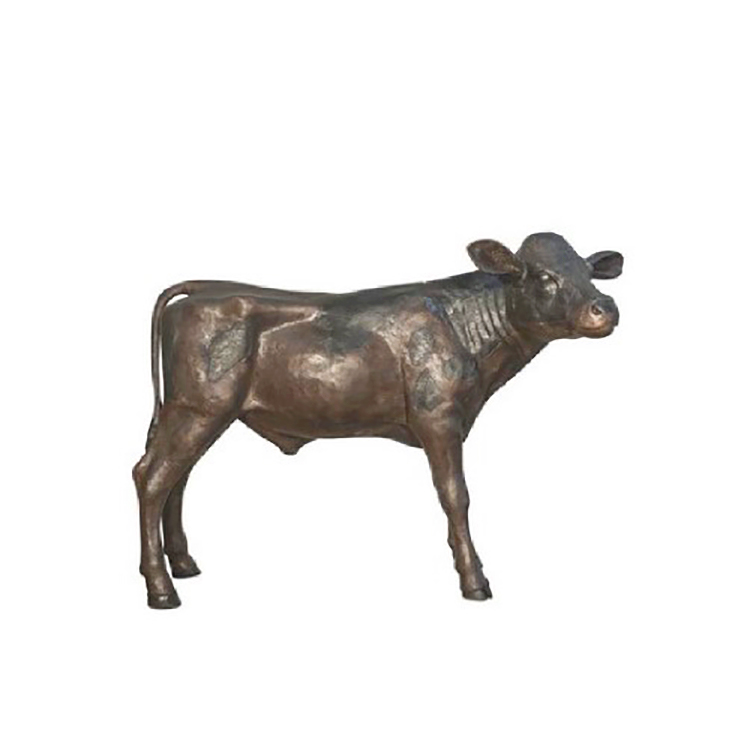 SRB047204 Bronze Cow Sculpture by Metropolitan Galleries Inc